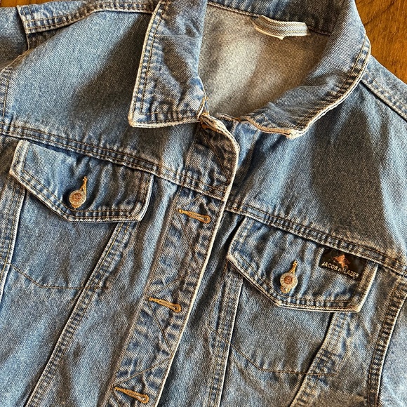Jacob & Lazer vintage cropped jean jacket - Picture 1 of 3